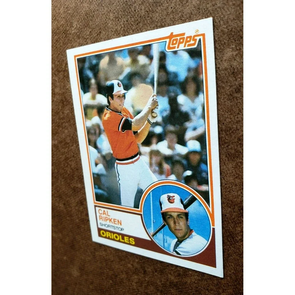 VTG 1983 Topps CAL RIPKEN JR. MLB Baseball #163 2nd YEAR Baltimore ORIOLES H.O.F